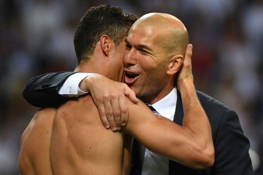 Zidane has faith in the Ballon d'Or winner. AFP