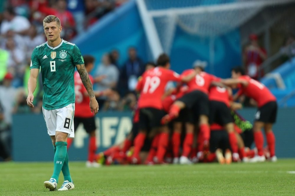 O problema de Kroos com o futebol mexicano. AFP