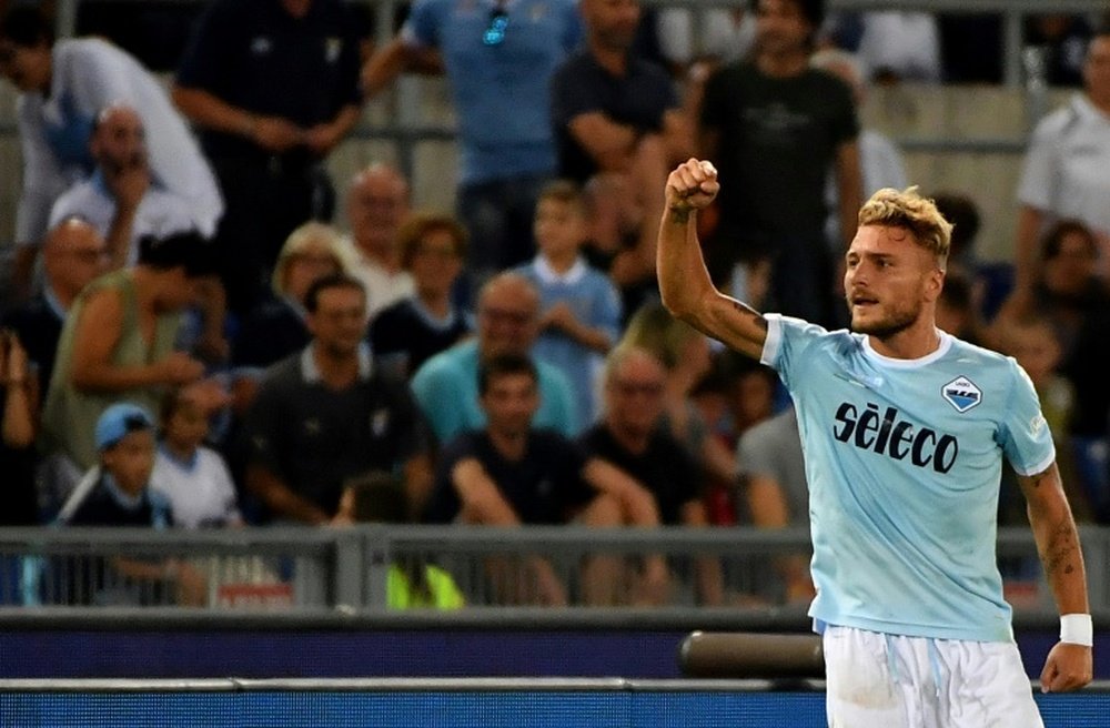 Immobile has signed a new deal with Lazio. AFP