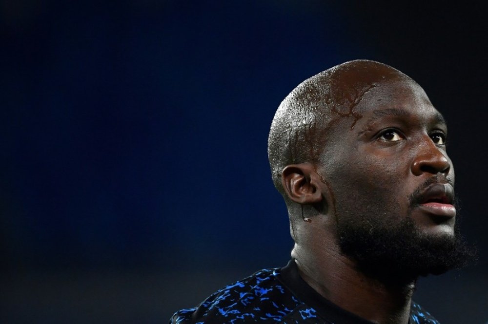 Romelu Lukaku has sent a message to Inter Milan fans. AFP