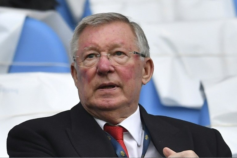 The legendary ex-Man Utd manager is recovering in intensive care. AFP