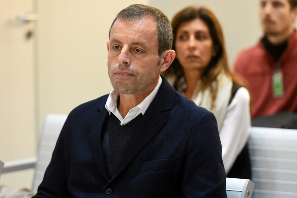 Las reflexiones de Rosell. AFP