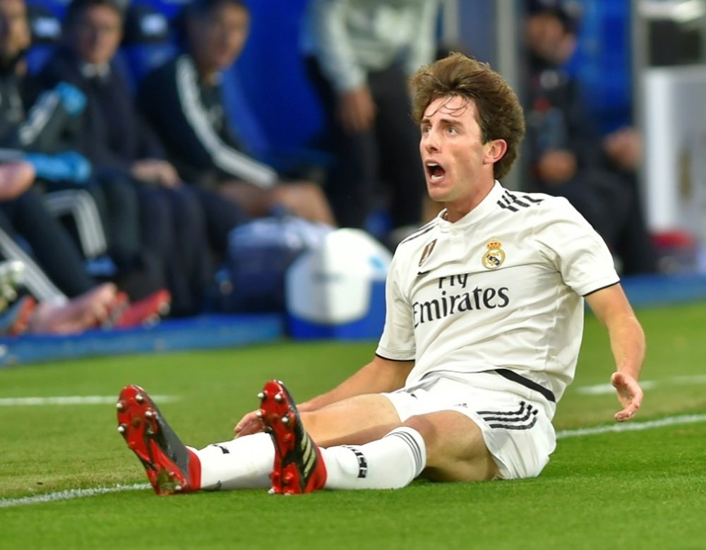 Odriozola alucina con Zidane. AFP