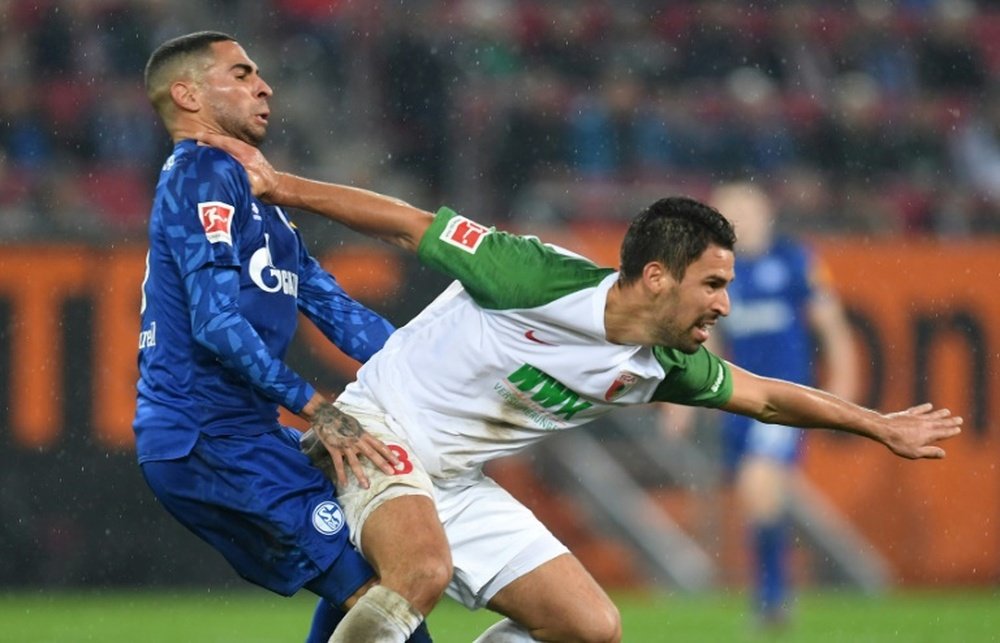 Remontada y victoria del Schalke ante el Augsburg. AFP