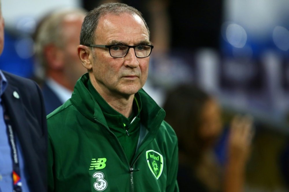 Martin O'Neill wants Ireland to take inspiration from rugby side. AFP