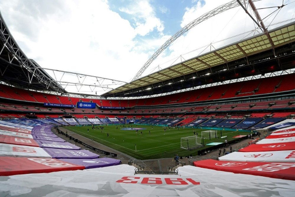 Wembley ya acogía las semifinales y la final. AFP
