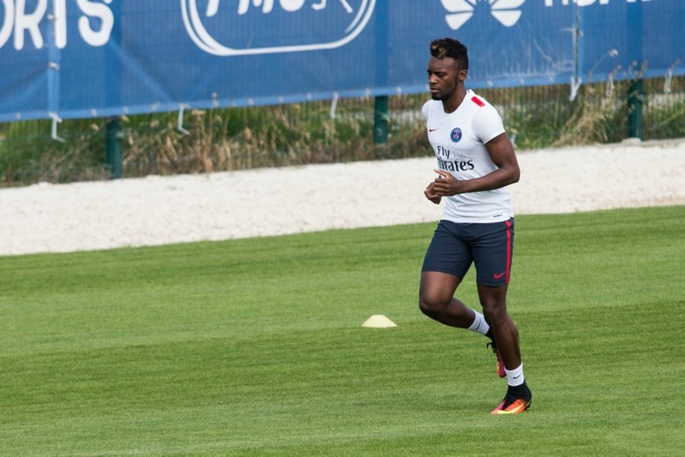 Paris Saint-Germains Jean-Christophe Bahebeck, pictured on August 11, 2016, will join Pescara