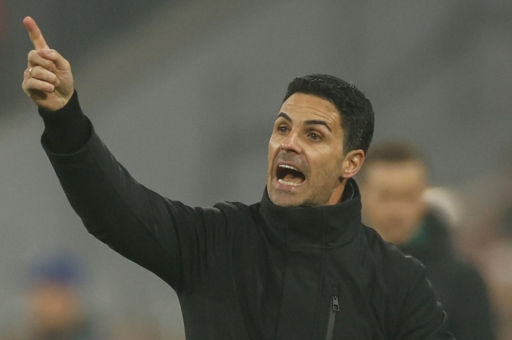 Spanish coach Mikel Arteta has yet to win the Premier League with Arsenal. AFP