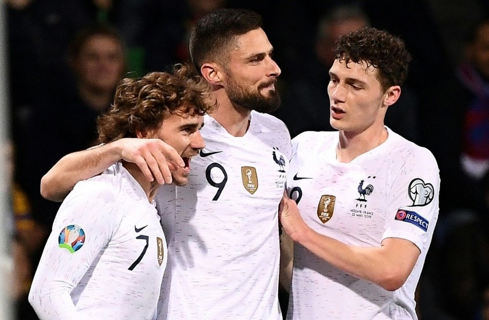 Les compos probables du match de qualification à l'Euro entre la France et l'Islande. AFP