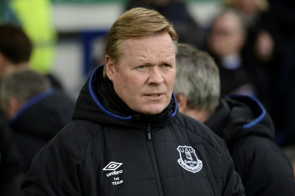 Koeman has admitted that Everton are in a 'bad moment'. AFP