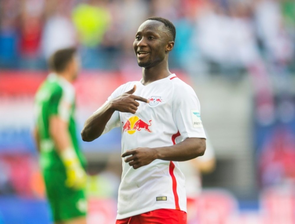 Keita has been linked with a move to Liverpool all summer. AFP