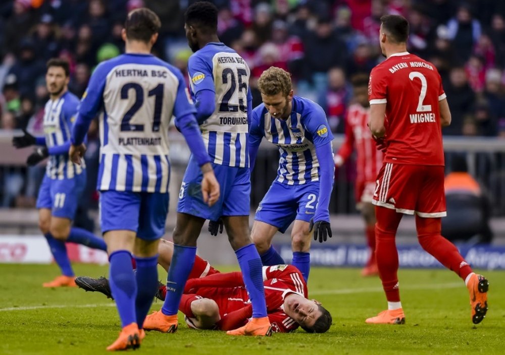 El Hertha podría reforzarse con Klünter. AFP