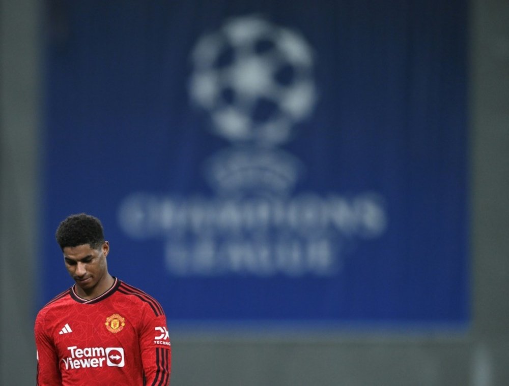 Rashford lleva un par de semanas alicaído. AFP