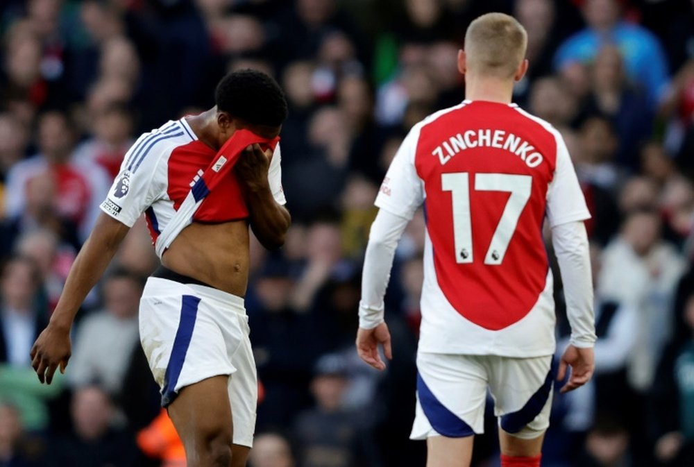 Arsenal remain in second place in the Premier League. AFP
