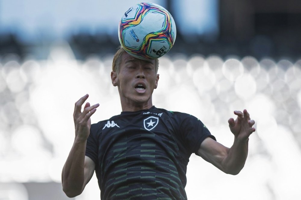 Honda suena para jugar en la Liga Portuguesa el próximo curso. AFP