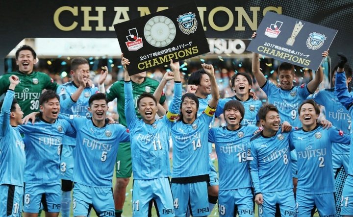 Kawasaki Frontale thump Omiya Ardija to win first J-League title