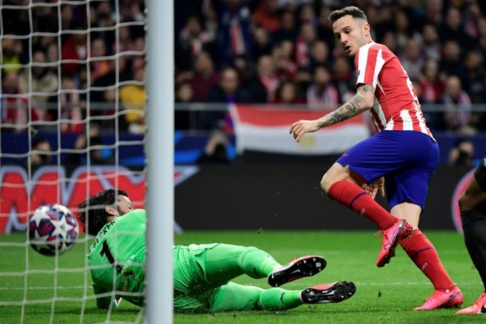 El Atleti tumba al Liverpool. AFP