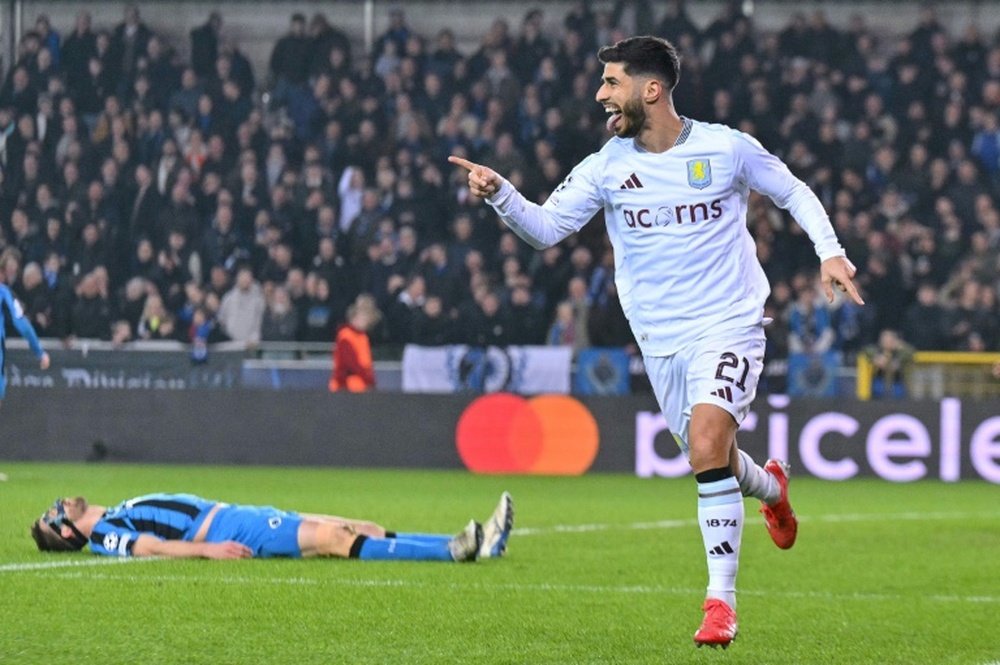 Marco Asensio ha encajado a la perfección en el Aston Villa. AFP