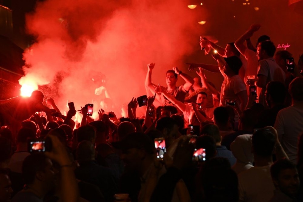 British fans caused trouble in France last summer. AFP
