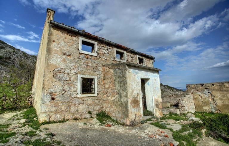 This is where Luka Modric grew up. AFP