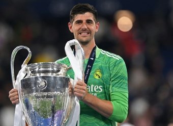 Courtois defended the complex role of a goalkeeper. AFP