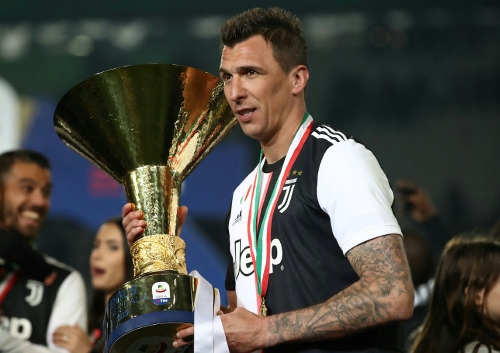 Mario Mandzukic is leaving football. AFP