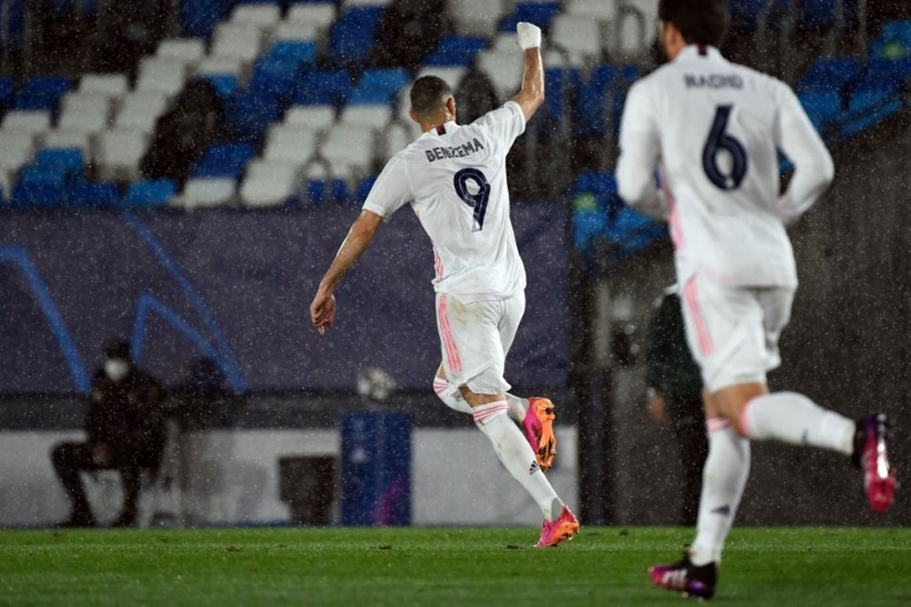 Benzema est sur le point de prolonger avec le Real Madrid. AFP