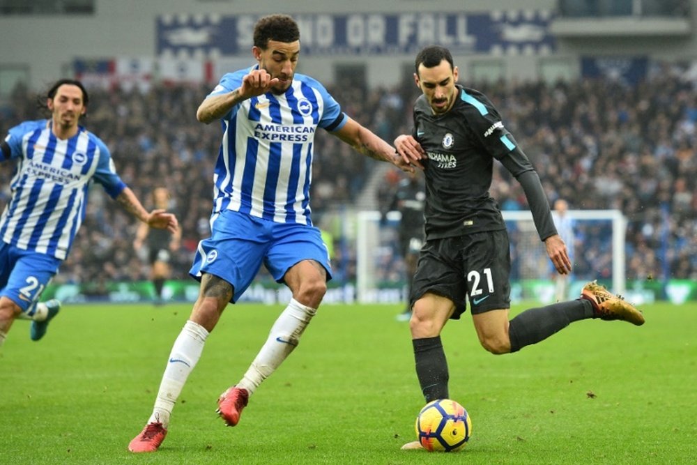 Brighton say clubs should only be relegated if all 38 games are played. AFP