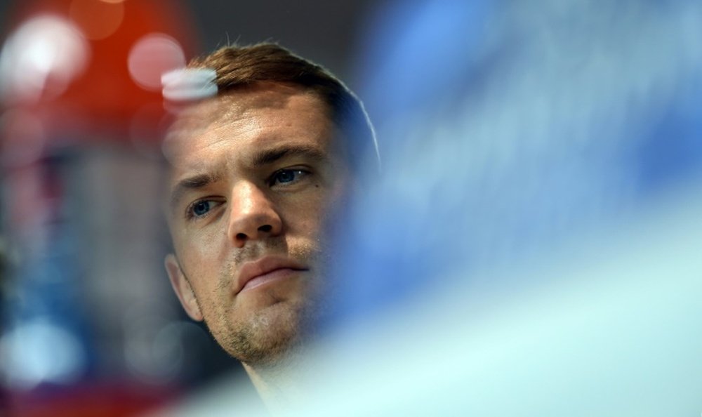 El seleccionador alemán tiene a Neuer como fijo para el Mundial. AFP