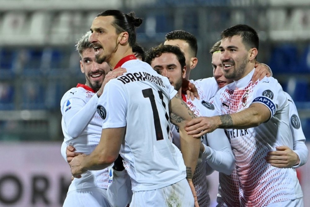 Zlatan est heureux à Milan. AFP