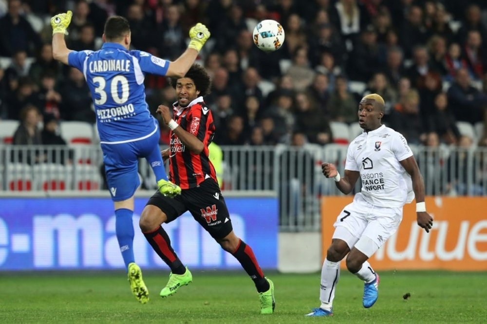 Yann Karamoh quiere dejar el Caen por el Inter. AFP