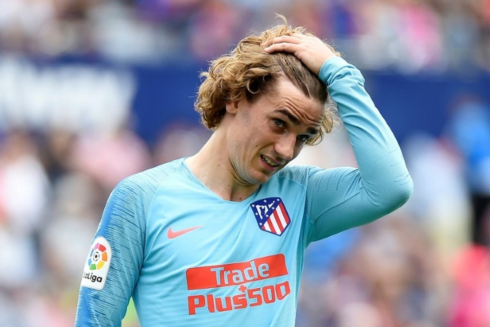 O Barcelona tenta baixar a cláusula de Griezmann. AFP