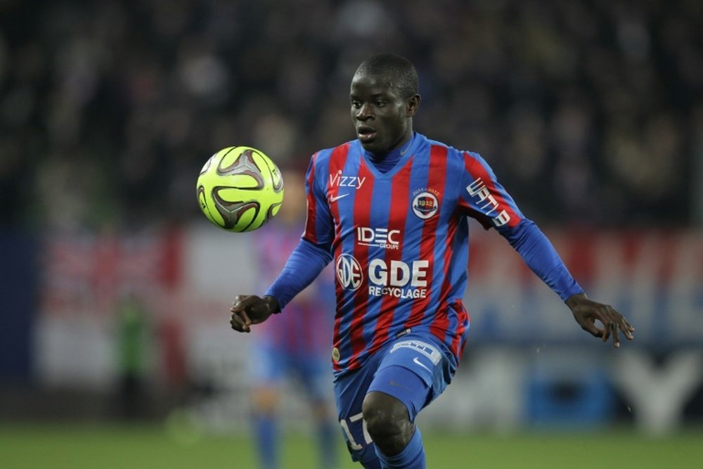French midfielder Ngolo Kante joined Caen from US Boulogne in 2013 and helped them to promotion from Ligue 2 a year later and played 37 times, scoring twice, in Ligue 1 last season