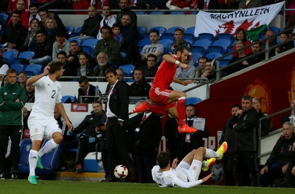 Le leader de l'équipe du pays de Galles, Gareth Bale. AFP