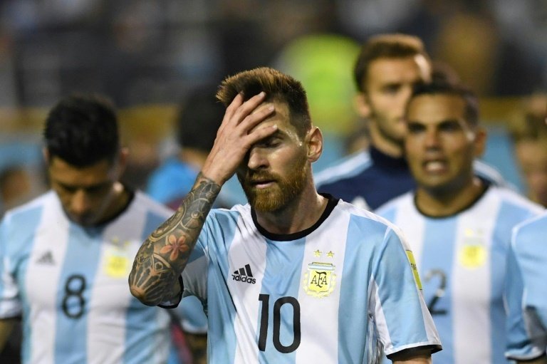 Argentina were held to a 0-0 draw in Buenos Aires by Peru. AFP