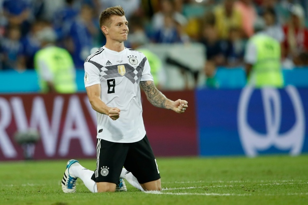 Toni Kroos has been selected by Joachim Low despite his injury. AFP