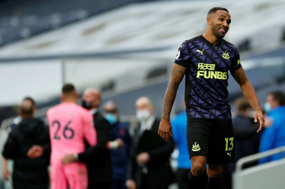 Callum Wilson changed kickboxing for football. AFP