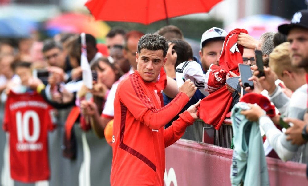 Philippe Coutinho elogiou o Bayern de Munique e deu um recado aos seus antigos clubes. AFP