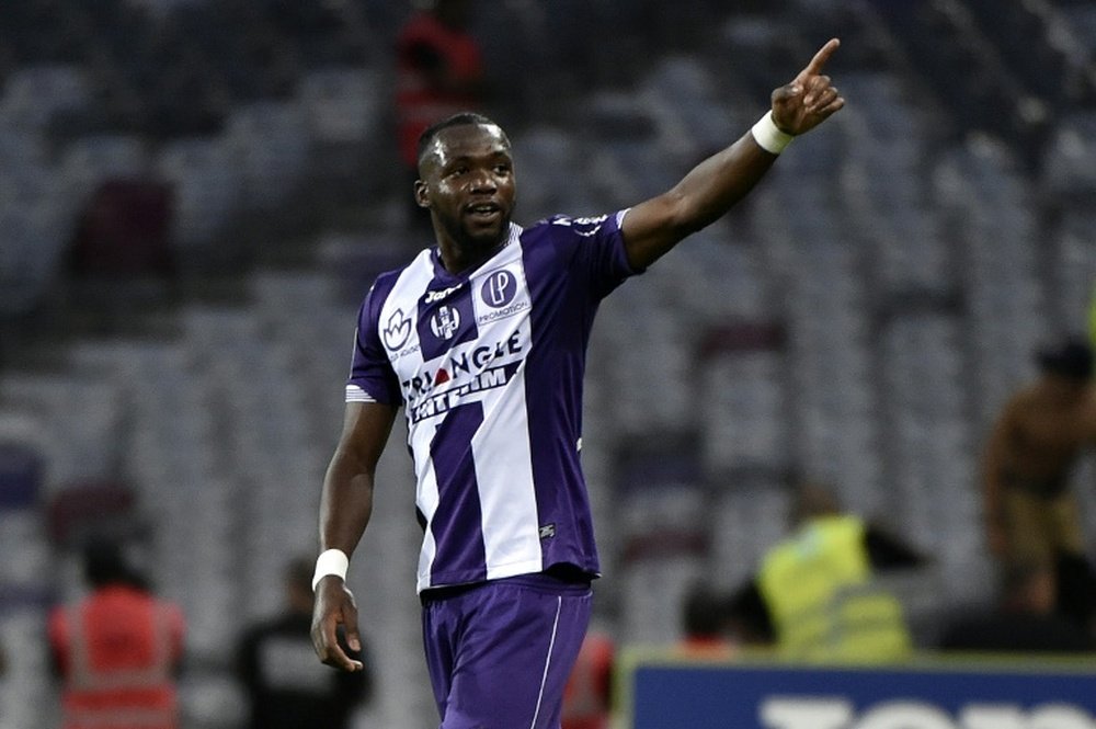 Toulouses Malian midfielder Tongo Doumbia, pictured on August 22, 2015, was found guilty of driving under the influence of alcohol, as well as without a licence or insurance