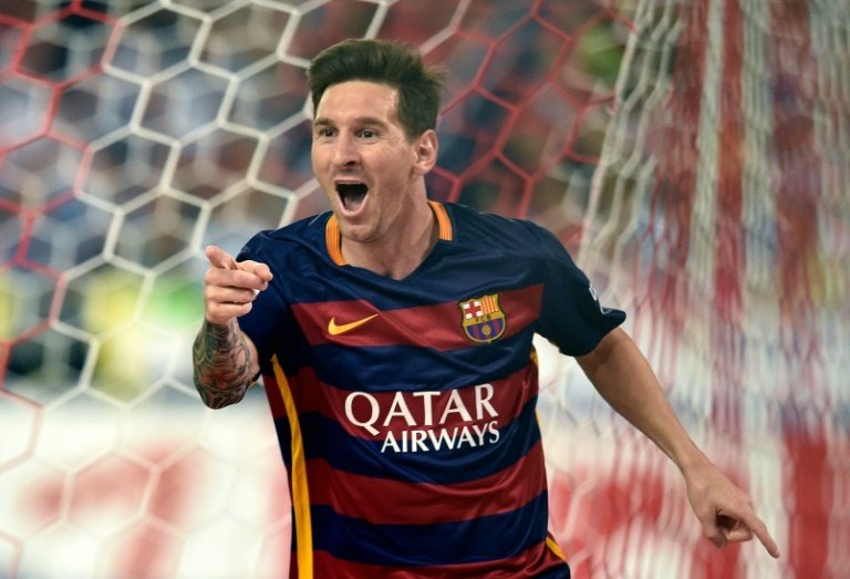 Barcelonas Argentinian forward Lionel Messi left his homeland at just 13 years old to join Barcelona, where he has grown into one of the greatest players of all time