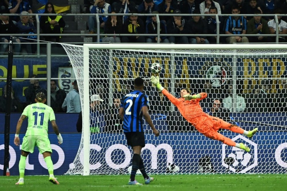 Yann Sommer brise le rêve du Barça. AFP