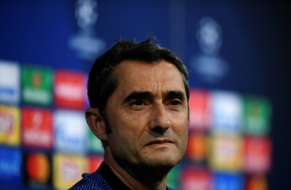 Valverde will be without Jordi Alba for the game. AFP