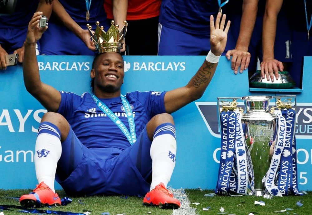 Drogba became a Chelsea legend during his time in England. AFP