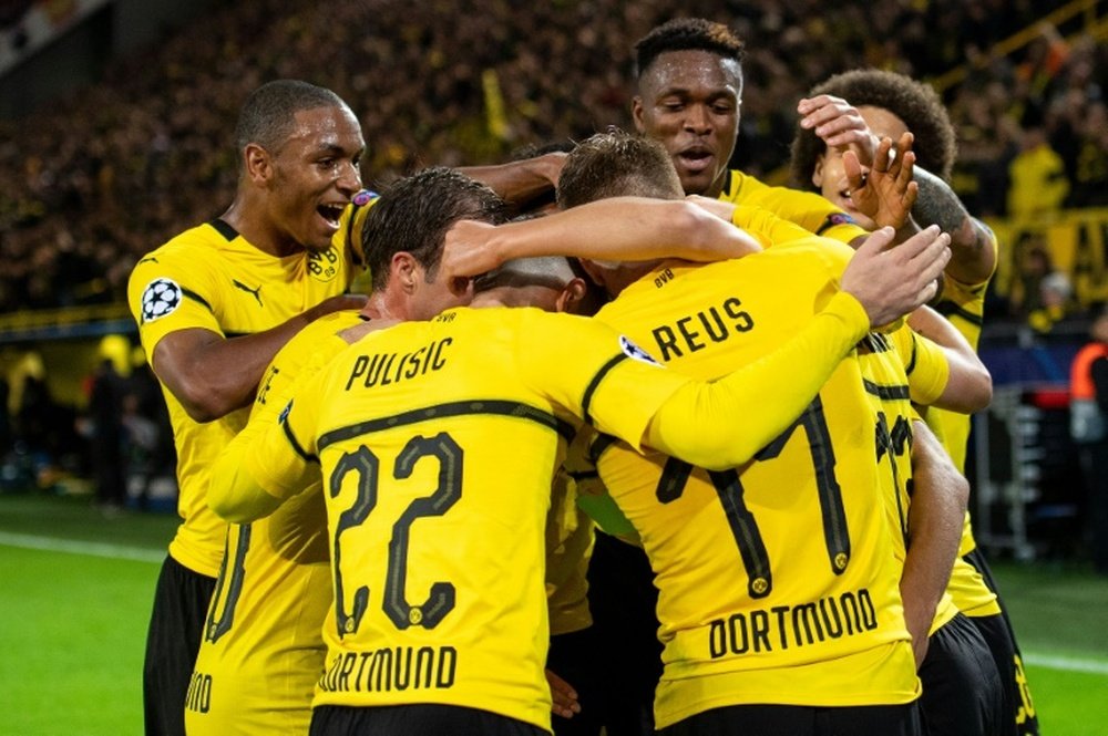 Atletico were on the wrong end of a four-goal thrashing by Borussia Dortmund. AFP