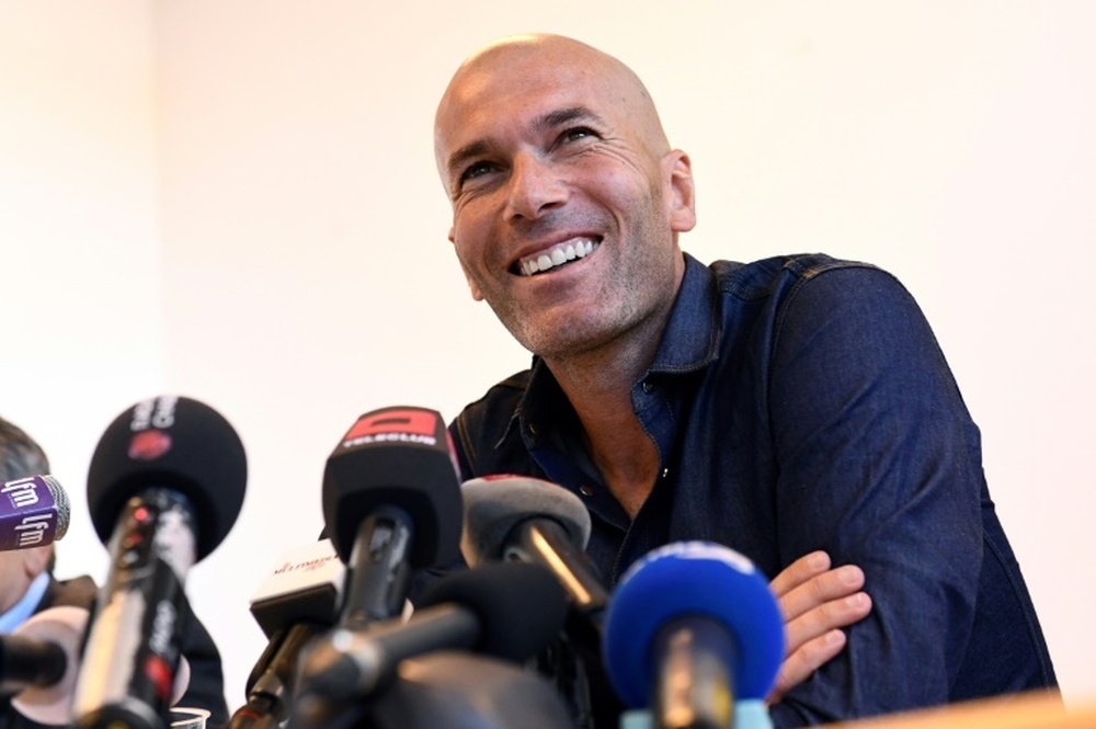 Zidane no se mordió la lengua a la hora de responder. AFP