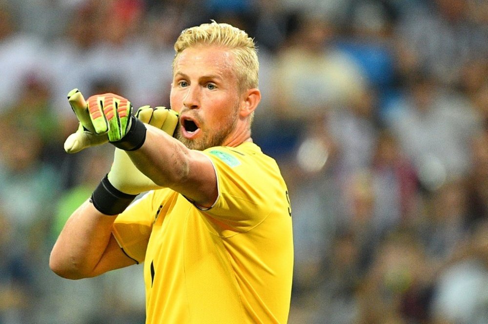 Kasper Schmeichel missed out on the award. AFP