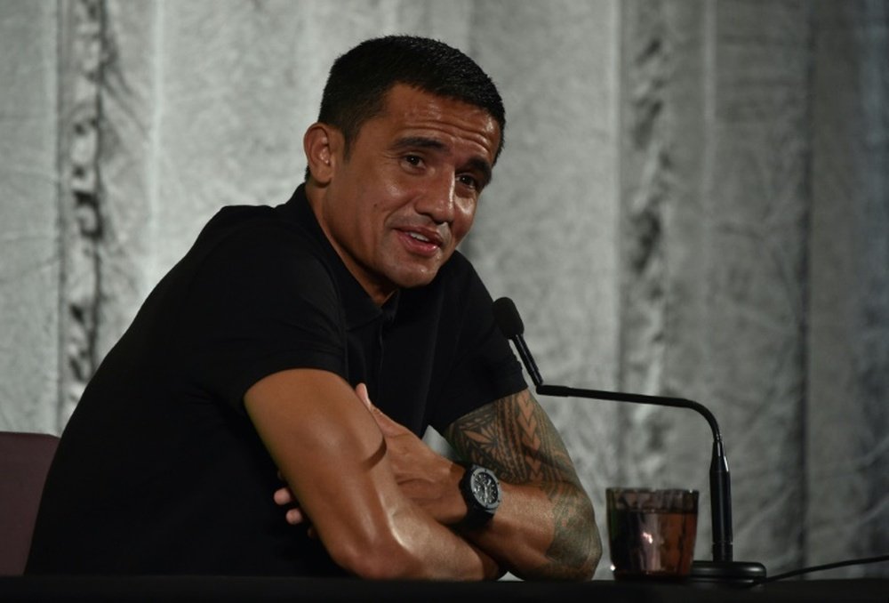Tim Cahill gave his opinion on the Ballon D'Or. AFP