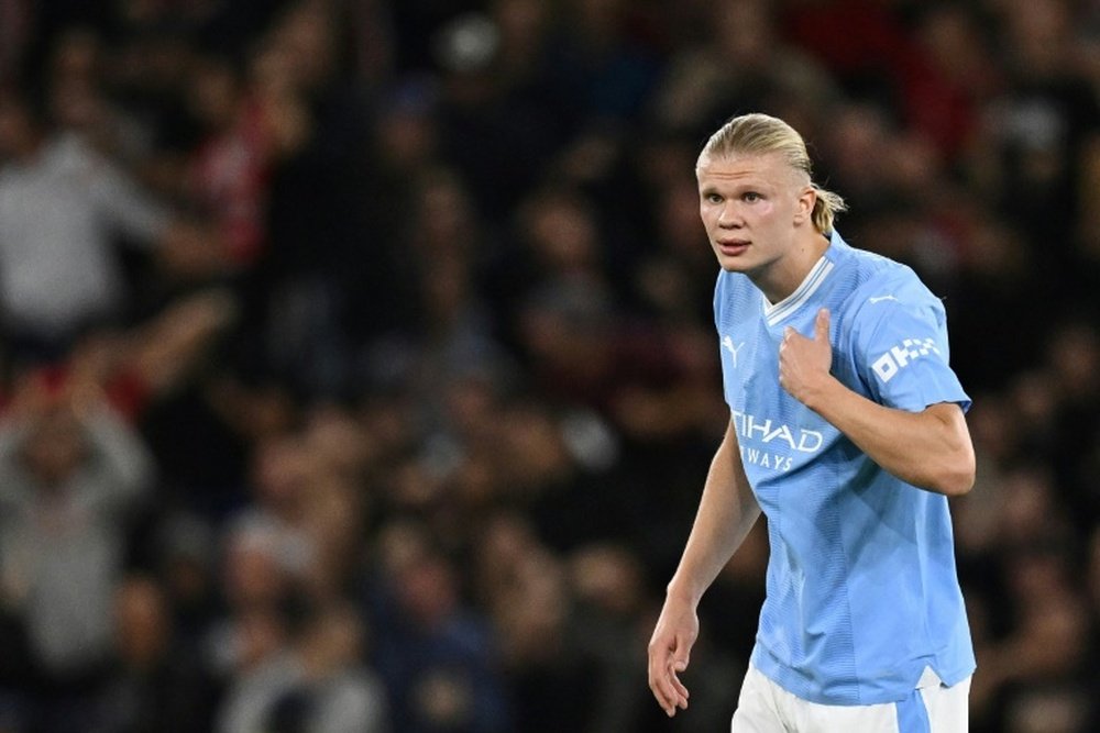 Haaland scored 52 goals for Manchester City last season. AFP
