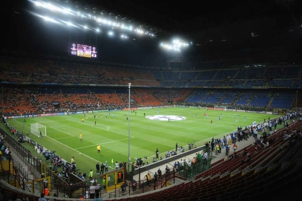 Milan e Inter, de la mano en el proyecto del nuevo San Siro. AFP