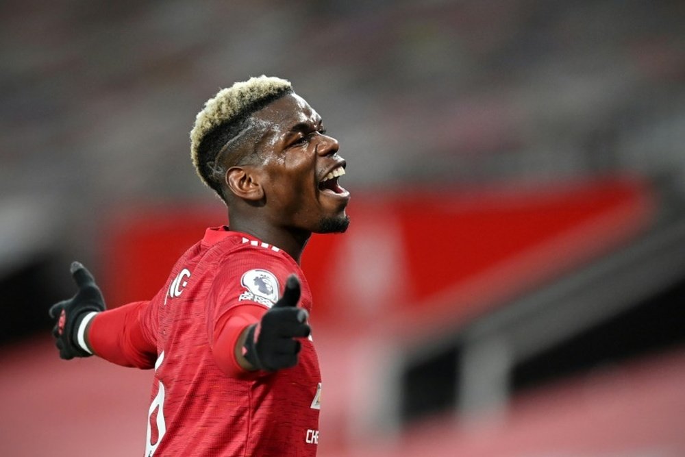 United continue to ponder Pogba's future. AFP